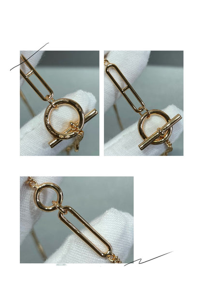 [vivabelle]HM STERLING CHAINE D'ANCRE HEART