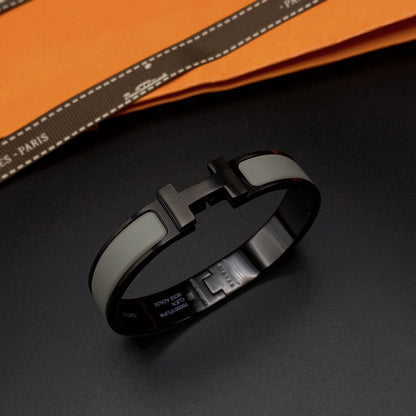 [vivabelle]CLIC HM SO BLACK GREY BRACELET