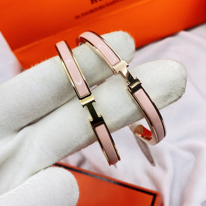 [vivabelle]CLASSIC HM CLIC  PINK 8MM ENAMEL BRACELET
