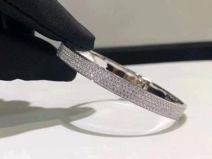 [vivabelle]HM KELLY BRACELET IN SILVER AND FULL PAVE DIAMOND