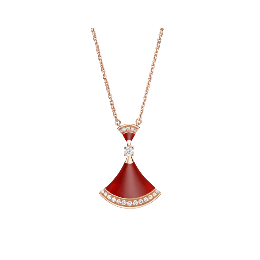 [vivabelle]DREAM NECKLACE CARNELIAN DIAMOND