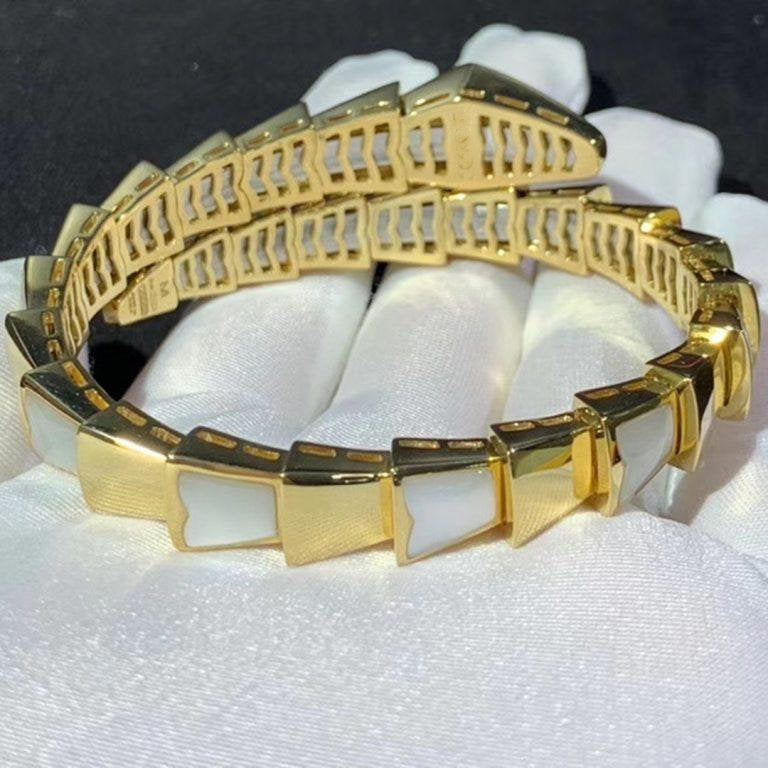 [vivabelle]SERPENTI BRACELET MOP GOLD