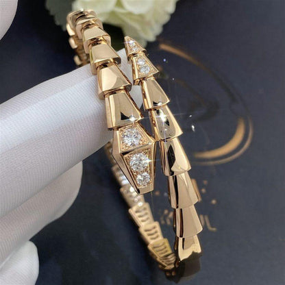 [vivabelle]SERPENTI BRACELET DIAMONDS PINK GOLD