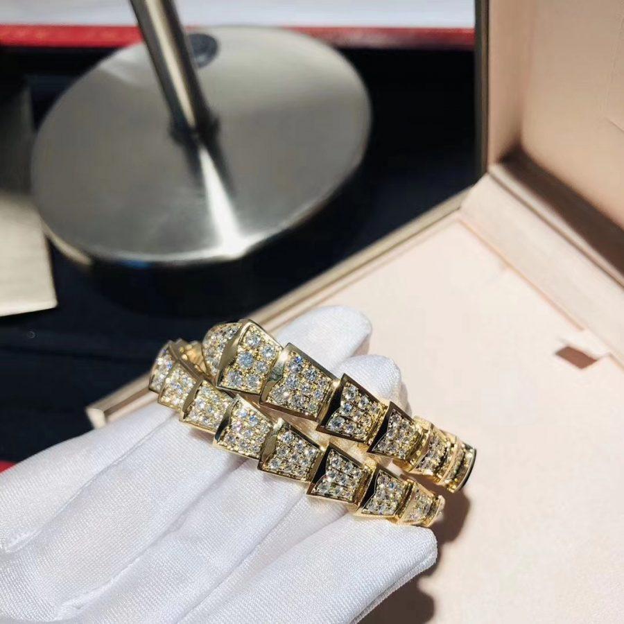 [vivabelle]SERPENTI BRACELET 8MM GOLD DIAMOND
