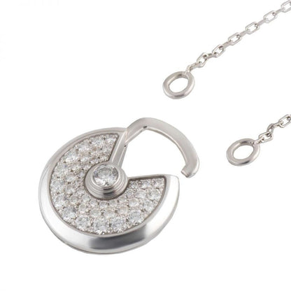 [vivabelle]AMULETTE SILVER FULL DIAMOND NECKLACE