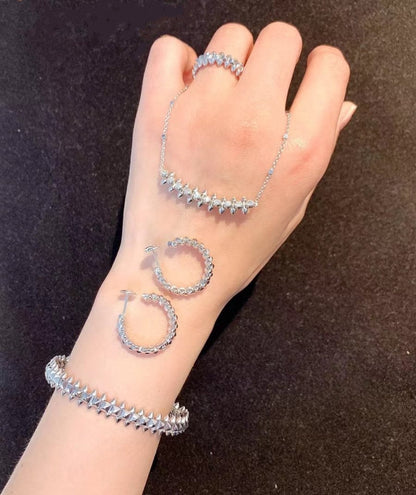 [vivabelle]CLASH SILVER BRACELET