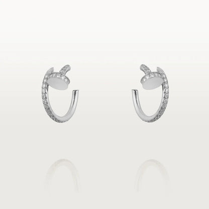 [vivabelle]JUSTE EARRINGS 12.75MM SILVER DIAMOND