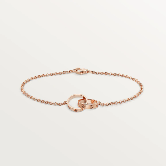[vivabelle]LOVE BRACELET DOUBLE RING