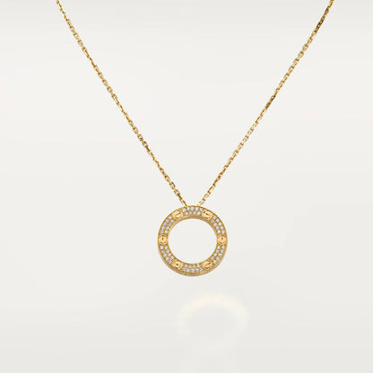 [vivabelle]LOVE NECKLACE ADJUSTABLE ROSE GOLD