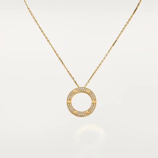 [vivabelle]LOVE NECKLACE ADJUSTABLE ROSE GOLD
