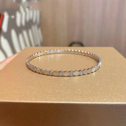 [vivabelle]BEE LOVE SILVER DIAMOND BRACELET