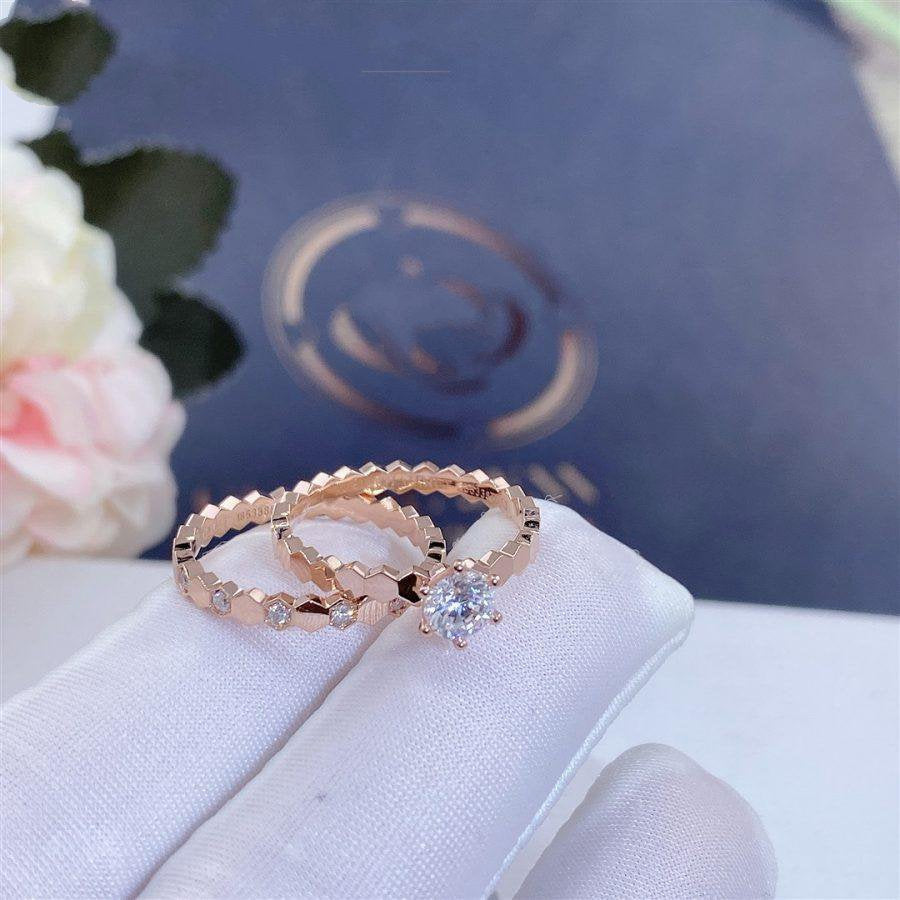 [vivabelle]BEE LOVE RING PINK GOLD 1 DIAMOND