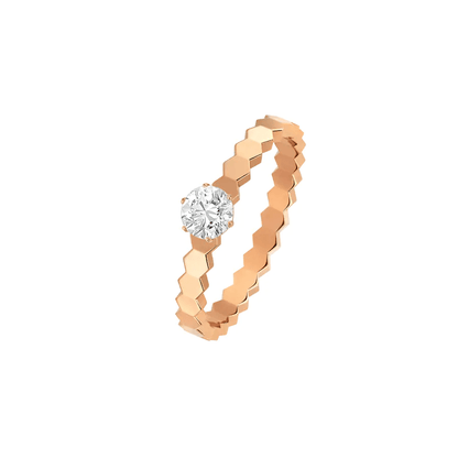 [vivabelle]BEE LOVE RING PINK GOLD 1 DIAMOND