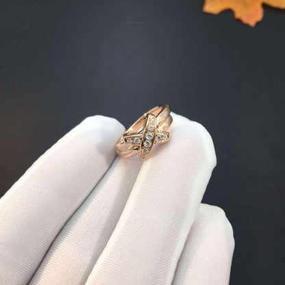 [vivabelle]JEUX DE PINK GOLD DIAMOND RING