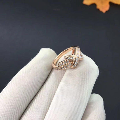 [vivabelle]JEUX DE RING PINK GOLD DIAMOND