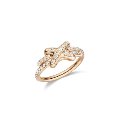 [vivabelle]JEUX DE RING PINK GOLD DIAMOND