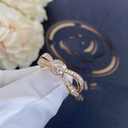 [vivabelle]LIENS PINK GOLD DIAMOND RING