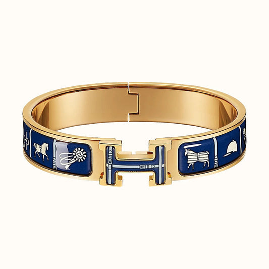 [vivabelle]H COUVERTURES DARK BLUE BRACELET