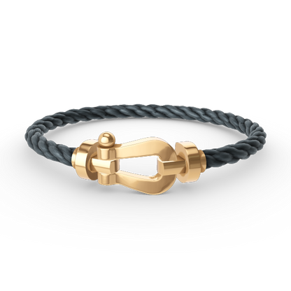 [vivabelle]FORCE LARGE HORSESHOE NO DIAMOND BRACELET GOLD