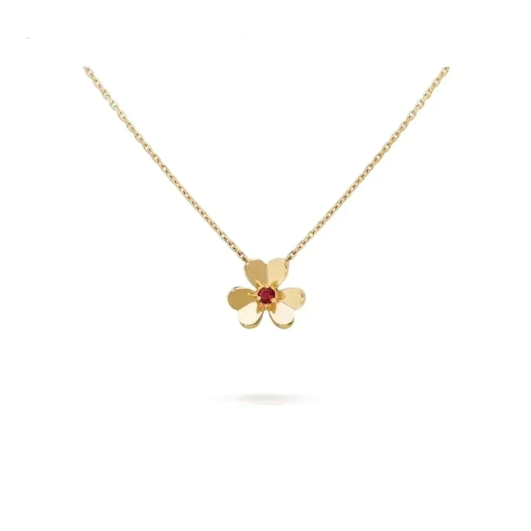 [vivabelle]FRIVOLE GOLD FLOWER NECKLACE