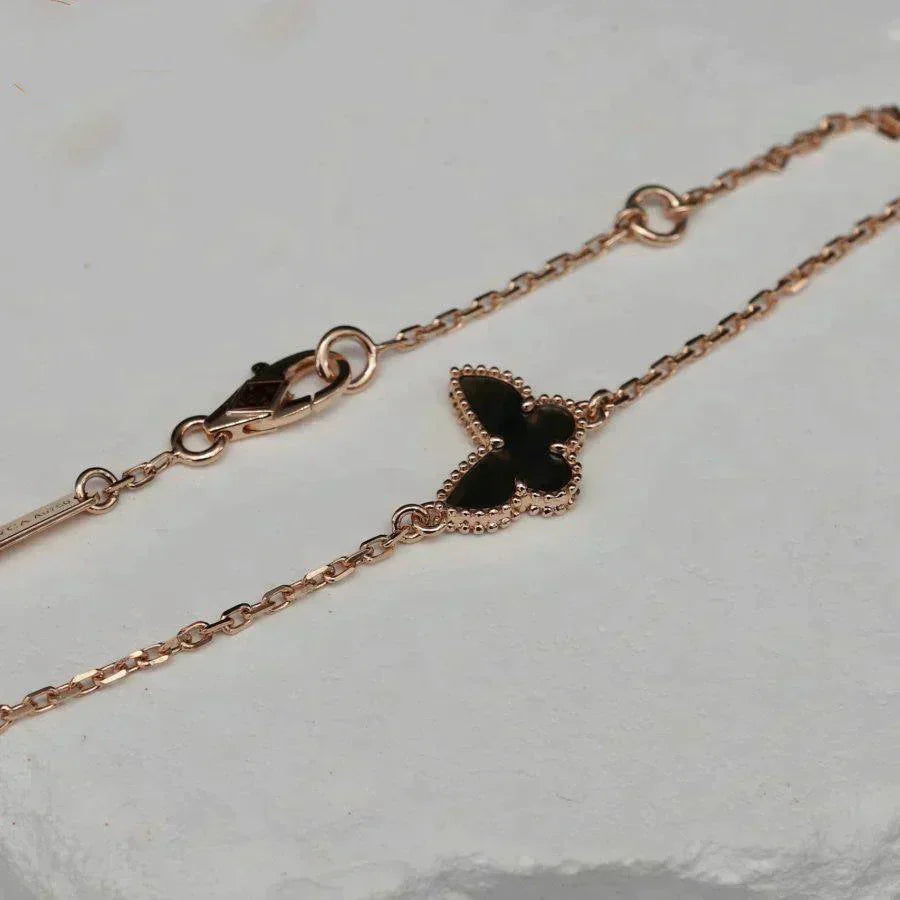 [vivabelle]BUTTERFLY ONYX  BUTTERFLY BRACELET