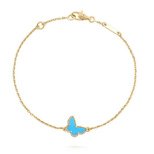 [vivabelle]BUTTERFLY TURQUOISE BUTTERFLY BRACELET