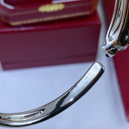 [vivabelle]PANTHERE SILVER OPEN BRACELET