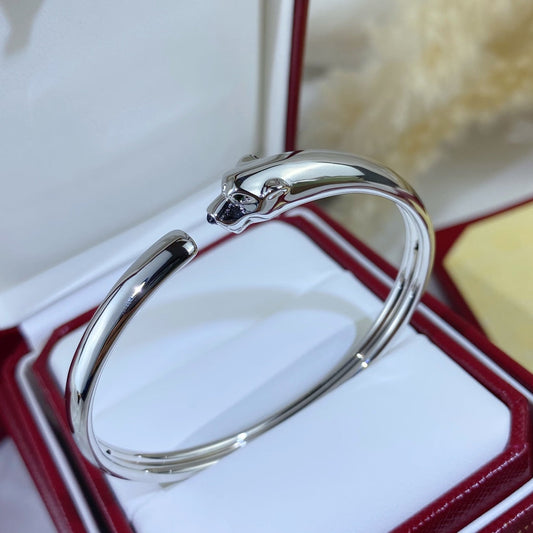 [vivabelle]PANTHERE SILVER OPEN BRACELET