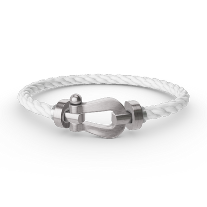 [vivabelle]FORCE LARGE HORSESHOE NO DIAMOND BRACELET SILVER
